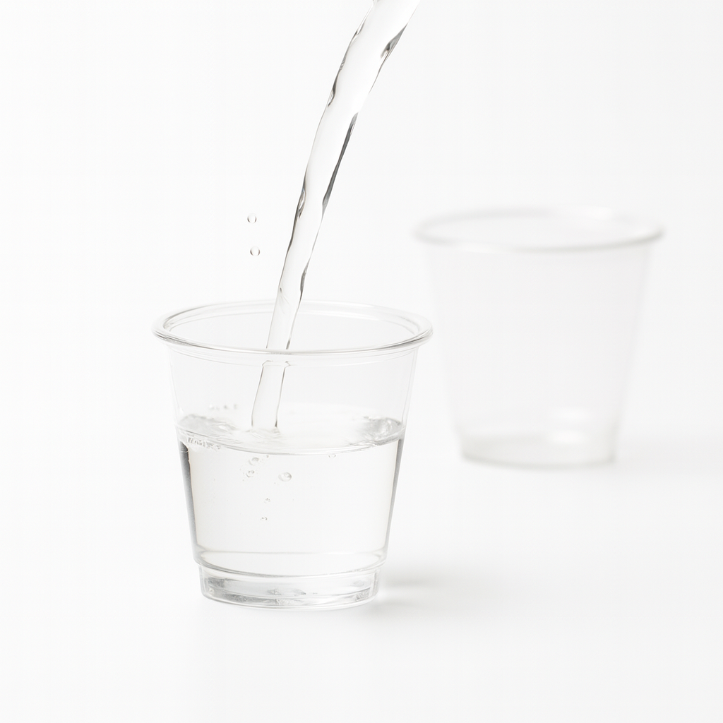 1 oz. Clear Plastic Drink Shots - 2500/Case