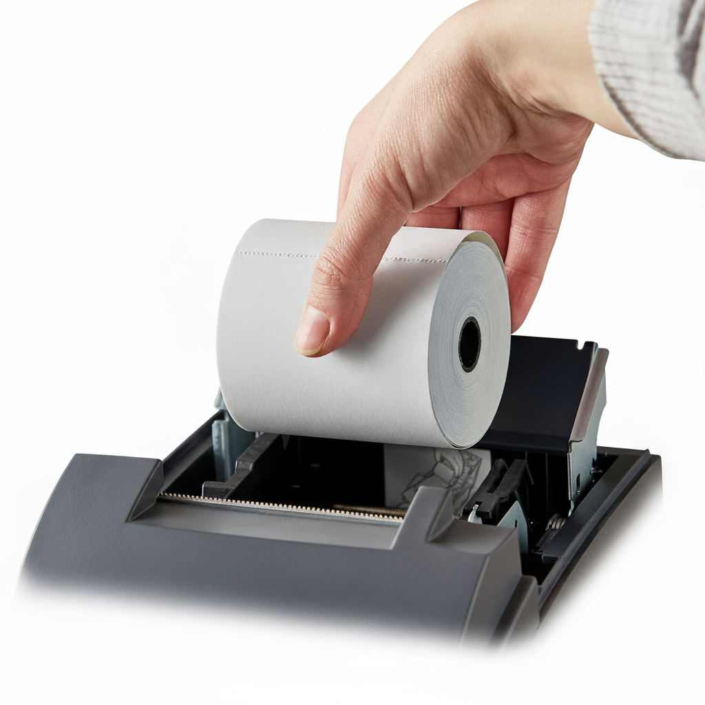 3" x 90' Carbonless 2-Ply Cash Register POS Paper Roll - 50/Case