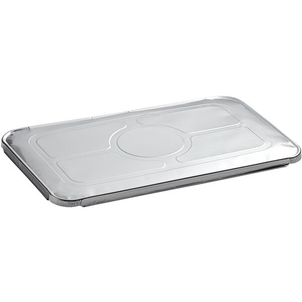 Full Size Flat Aluminum Foil Steam Table Pan Lid - 50/Case