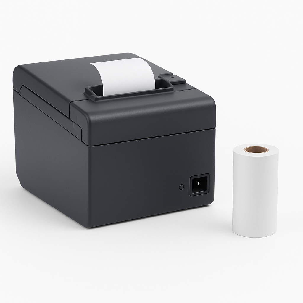 2 1/4" x 55' Thermal Paper Cash Register POS Roll - 50/Case