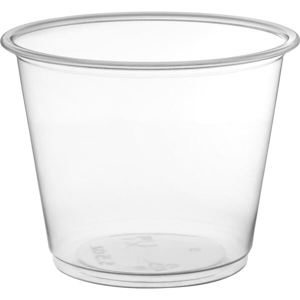 5.5 oz. Clear Plastic Souffle Cups / Portion Cups - 2500/Case