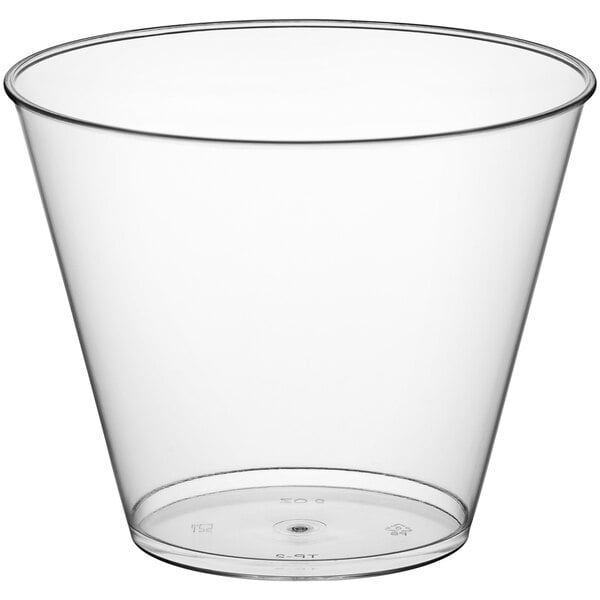 9 oz. Clear Disposable Plastic Tumbler - 500/Case