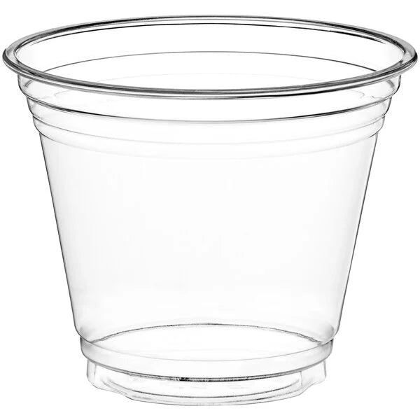 9 oz. Clear PET Plastic Cold Cups - 1000/Case