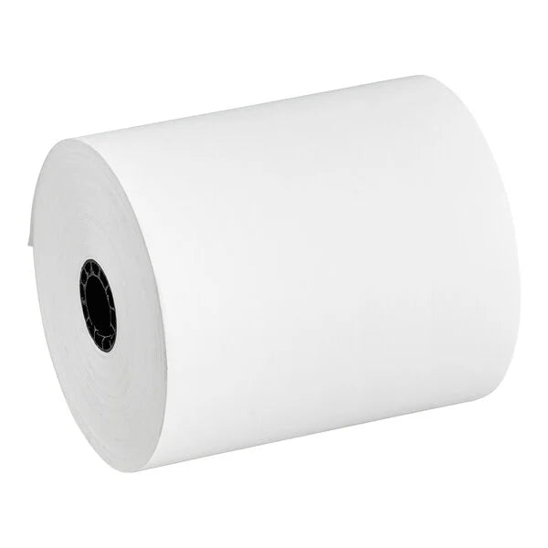 3 1/8" x 230' Thermal Paper Cash Register POS Roll - 50/Case