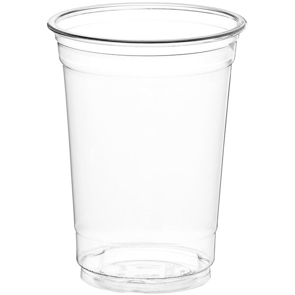 10 oz. Clear PET Plastic Cold Cups - 1000/Case