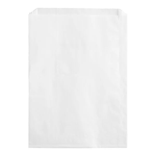 6" x 1" x 8" White Sandwich / Cookie Bag - 2,000/Case