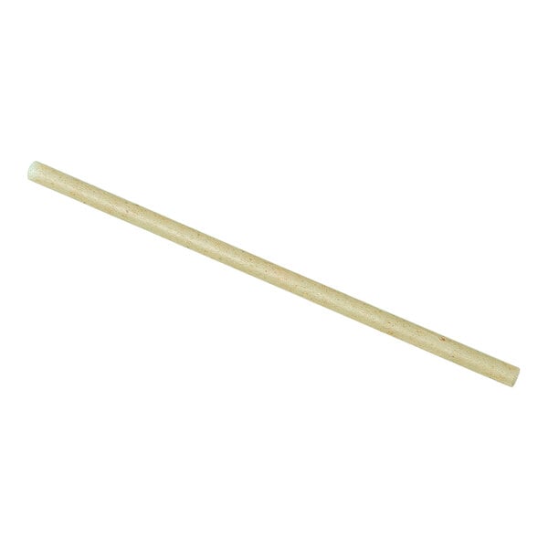 8.26" Natural Standard Agave Unwrapped Straws - 2000/Case