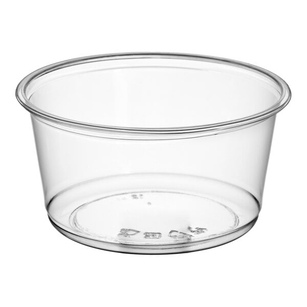 12 oz. Clear Deli Container Round Deli Container - 500/Case