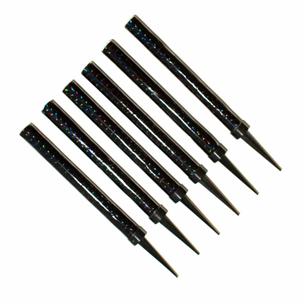 6" Black Cake/Bottle Sparklers - 120/Case
