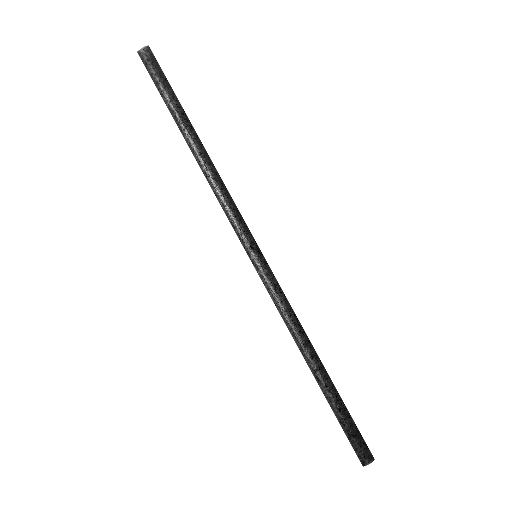 8 1/4" Black Standard Agave Wrapped Straws - 2000/Case