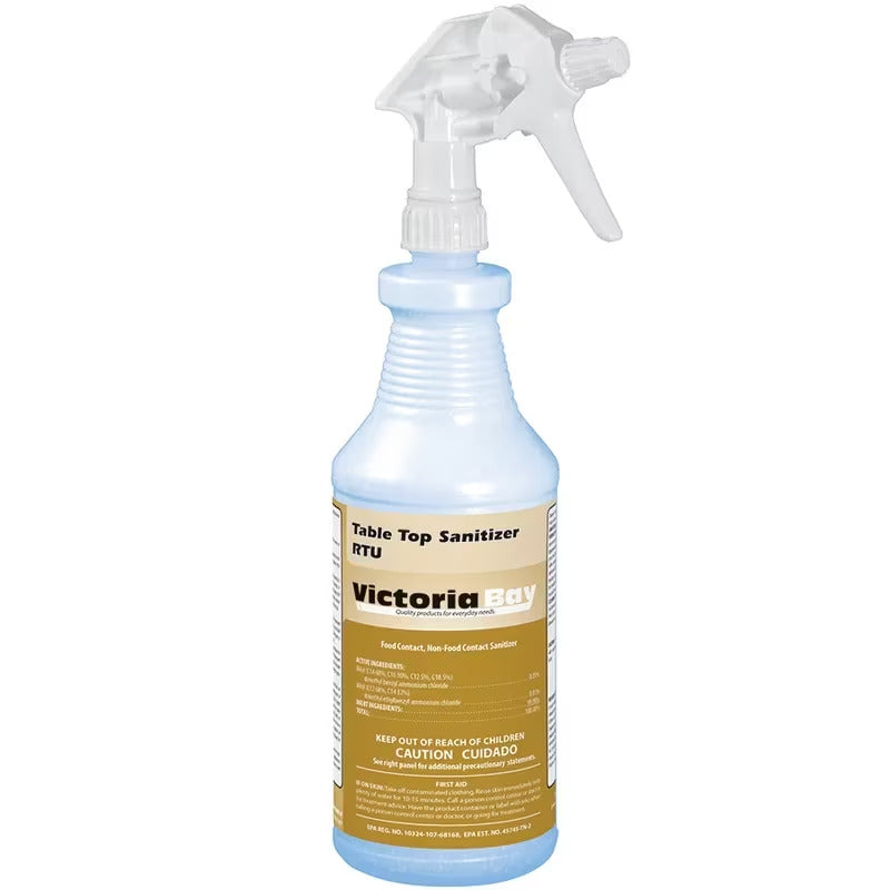 32 fl. oz. Ready-to-Use Table Top Sanitizer - 12/Case
